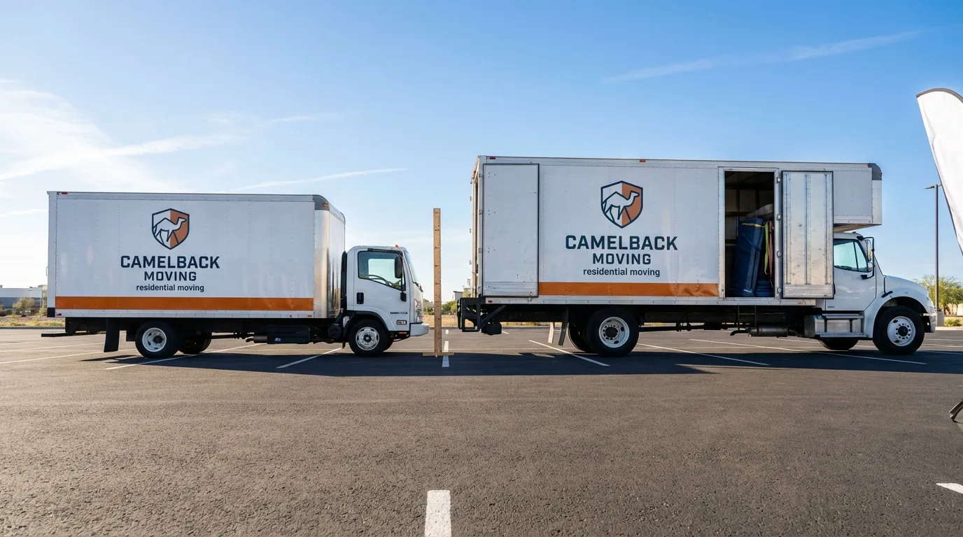 Moving truck size capacity guide in Utica